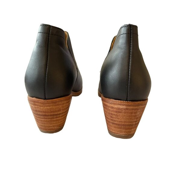 Nisola Water Resistant Mia Everyday Black Leather Chelsea Ankle Boots Size 8 NEW - Picture 4 of 6